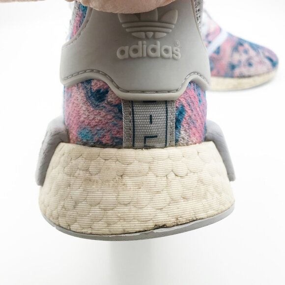 ADIDAS Boost Nmd R1 Easter Tie Dye Blue Pink Athletic Shoes Sneakers Womens 6 - Picture 8 of 16